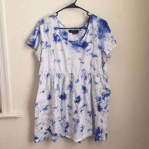 Tie-dye babydoll Tunic / cover-up